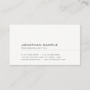 Elegant Simple Template Modern Professional Business Card