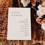 Elegant Simple Wedding Dinner Party Menus<br><div class="desc">Elegant 5x7" Wedding Table Menu Cards Flat Menu Elegant Calligraphy Eat and Drink Wedding Menus | Simple Calligraphy Rustic Wedding Menus Wedding Menus,  Rustic Wedding Menu,  Floral Wedidng Menu,  Wedding Table Menu</div>