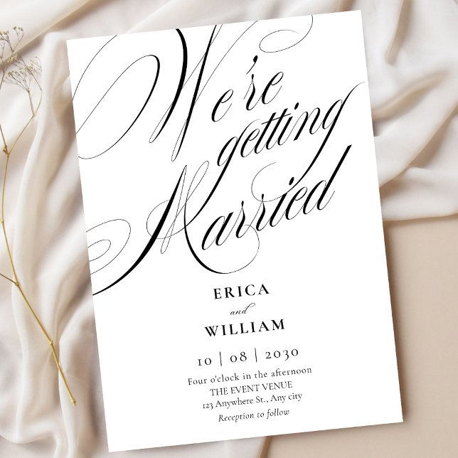 Elegant simple wedding  invitation (Creator Uploaded)