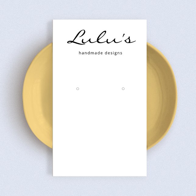 Elegant Simple White Earring Display (Creator Uploaded)