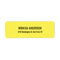 Elegant Simple Yellow Unique Original Professional