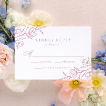 Elegant Sketched Floral Wedding