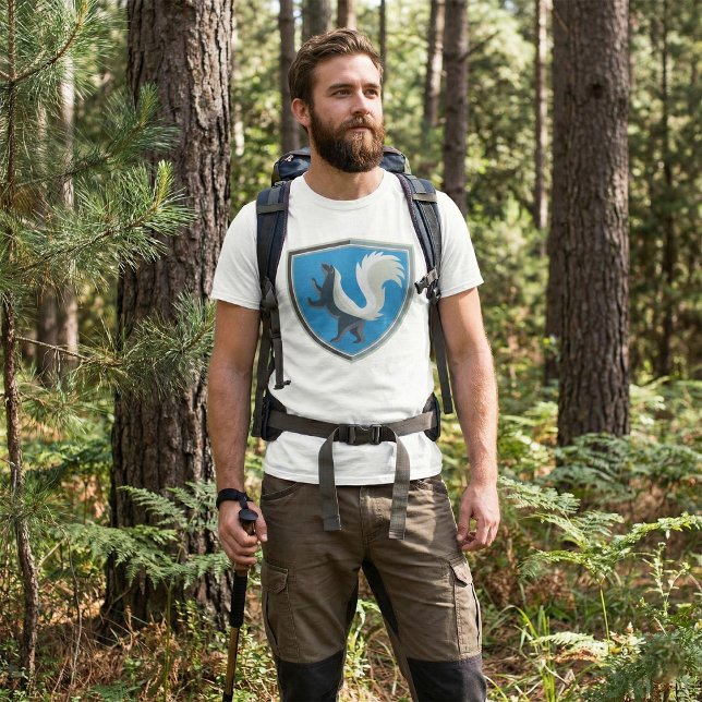 Elegant Skunk Emblem Wildlife Inspired Crest  T-Shirt (Creator Uploaded)