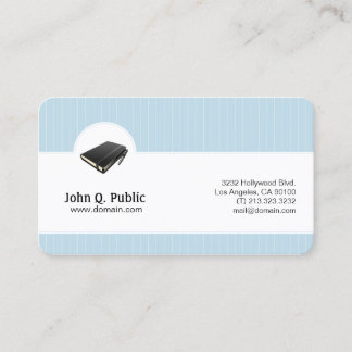 Elegant Sky Blue Business Card