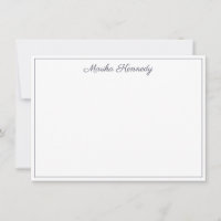 Elegant Slate Grey Script Diamond Signature