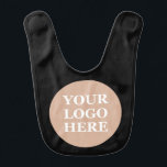Elegant & Sleek Black QR Code Bib<br><div class="desc">This design is accessible to all. Feel free to customise the logo,  images,  tStylish Black QR Code Design | Elegant Brandext,  and colours according to your preferences. Thank you very much.</div>