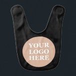 Elegant & Sleek Black QR Code Bib<br><div class="desc">This design is accessible to all. Feel free to customise the logo,  images,  tStylish Black QR Code Design | Elegant Brandext,  and colours according to your preferences. Thank you very much.</div>