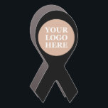 Elegant & Sleek Black QR Code Car Magnet<br><div class="desc">This design is accessible to all. Feel free to customise the logo,  images,  tStylish Black QR Code Design | Elegant Brandext,  and colours according to your preferences. Thank you very much.</div>