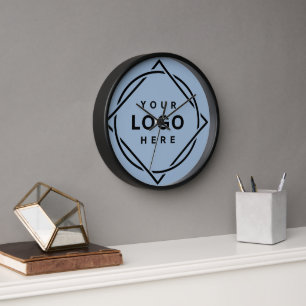 Elegant & Sleek Black QR Code Clock