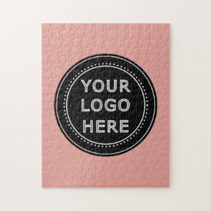 Elegant & Sleek Black QR Code Jigsaw Puzzle