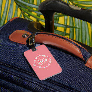 Elegant & Sleek Black QR Code Luggage Tag