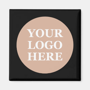 Elegant & Sleek Black QR Code Magnet