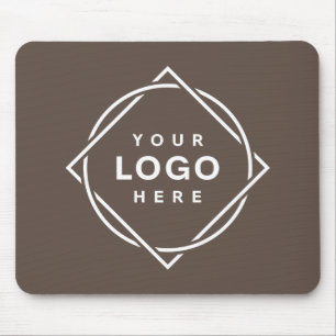 Elegant & Sleek Black QR Code Mouse Pad