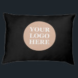 Elegant & Sleek Black QR Code Pet Bed<br><div class="desc">This design is accessible to all. Feel free to customise the logo,  images,  tStylish Black QR Code Design | Elegant Brandext,  and colours according to your preferences. Thank you very much.</div>
