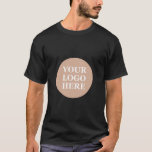 Elegant & Sleek Black QR Code T-Shirt<br><div class="desc">This design is accessible to all. Feel free to customise the logo,  images,  tStylish Black QR Code Design | Elegant Brandext,  and colours according to your preferences. Thank you very much.</div>