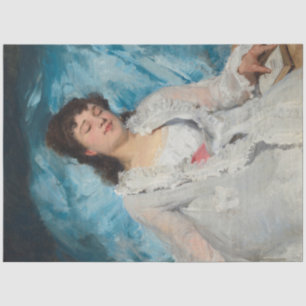 Elegant Sleeping French Woman (Sweet Repose) Tissue Paper