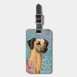 Elegant Sloughi Luggage Tag