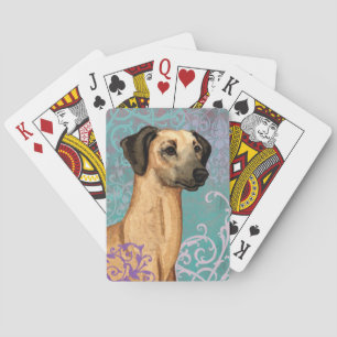 Elegant Sloughi Playing Cards