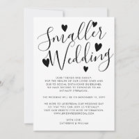Elegant Smaller Wedding Downsizing Change of Plans