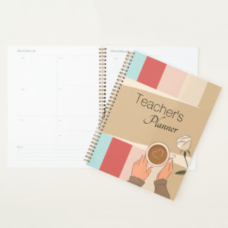 Elegant Smart Modern pattern Teacher's Planner