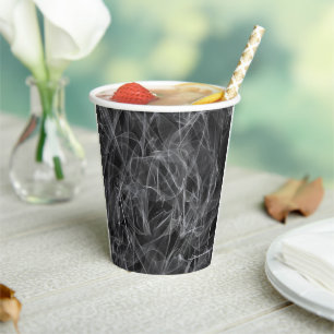Elegant Smoke Swirls – Mystical Aesthetics Paper Cups