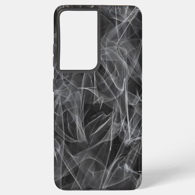 Elegant Smoke Swirls – Mystical Aesthetics Samsung Galaxy S21 Ultra Case (Back)