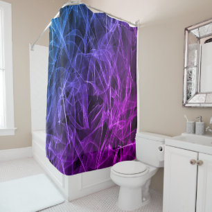 Elegant Smoke Swirls – Mystical Aesthetics  Shower Curtain
