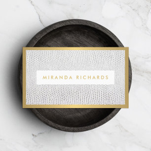 Elegant Snakeskin Print Fashion Designer, Boutique Business Card