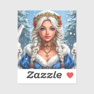 ❄️ Elegant Snow Maiden Winter Charm ✨