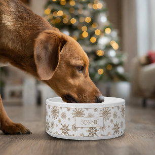 Elegant Snowflake Gold Christmas Minimalist Winter