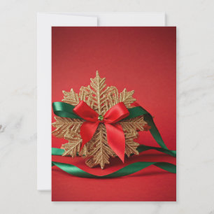 Elegant Snowflake Holiday Card