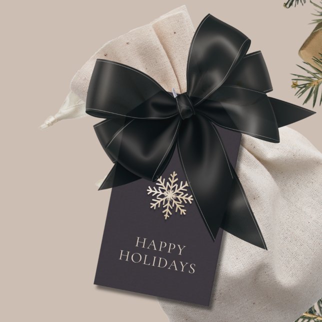 Elegant Snowflake Holiday Tag (Creator Uploaded)