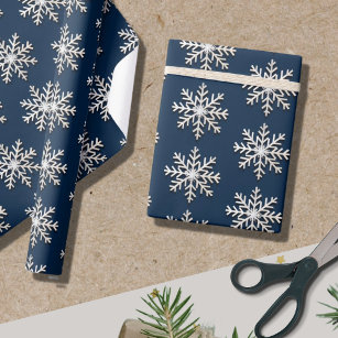 Elegant Snowflake Wrapping Paper