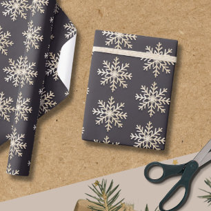 Elegant Snowflake Wrapping Paper