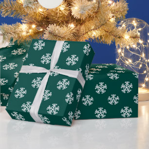 Elegant Snowflakes Holiday Wrapping Paper