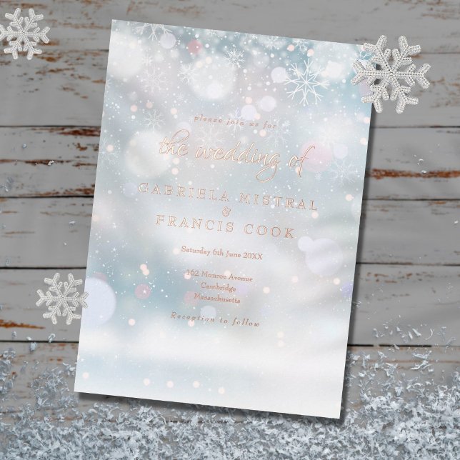 Elegant Snowflakes Winter Wedding (Creator Uploaded)