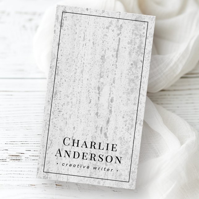 Elegant social media stone texture business card (Elegant social media stone texture business card)