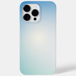  Elegant Soft Blue & White Ombre  Case-Mate iPhone 14 Pro Max Case