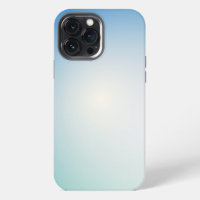 Elegant Soft Blue & White Ombre