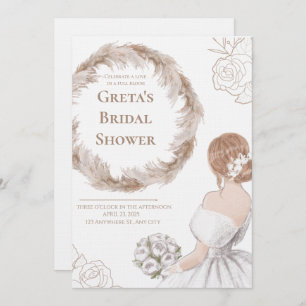 Elegant Soft Bridal Shower Invite