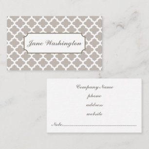 Elegant Soft Grey Business Card
