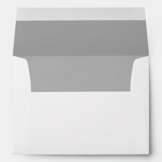 Elegant Soft Grey Wedding Envelope