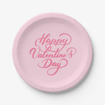Elegant Soft Pink Happy Valentine's Day