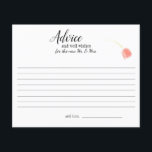 Elegant Soft Pink Tulips Advice Card<br><div class="desc">Beautiful soft pink tulips. Personalise our gorgeous stationery with your event details easily and quickly,  simply press the customise it button. Coordinating backside is included. Matching items to complete your event collection are available in our Zazzle store!</div>