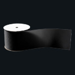 Elegant Solid Black Grosgrain Ribbon<br><div class="desc">🖤 Black Black is the color resulting from the complete absorption of visible light, making it the darkest shade. In light, it represents the absence of all color. In pigment, it is the combination of all colors, blended until no individual hue remains. Cultural & Psychological Meaning: Symbolism: Often associated with...</div>