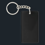 Elegant Solid Black Key Ring<br><div class="desc">🖤 Black Black is the color resulting from the complete absorption of visible light, making it the darkest shade. In light, it represents the absence of all color. In pigment, it is the combination of all colors, blended until no individual hue remains. Cultural & Psychological Meaning: Symbolism: Often associated with...</div>