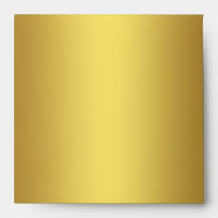 Elegant Solid Gold Linen Envelope