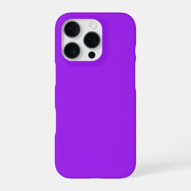 Elegant Solid Purple iPhone Case (Back)