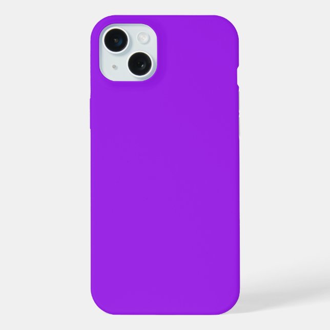 Elegant Solid Purple iPhone Case (Back)