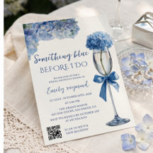 Elegant Something Blue Bridal Shower Wedding